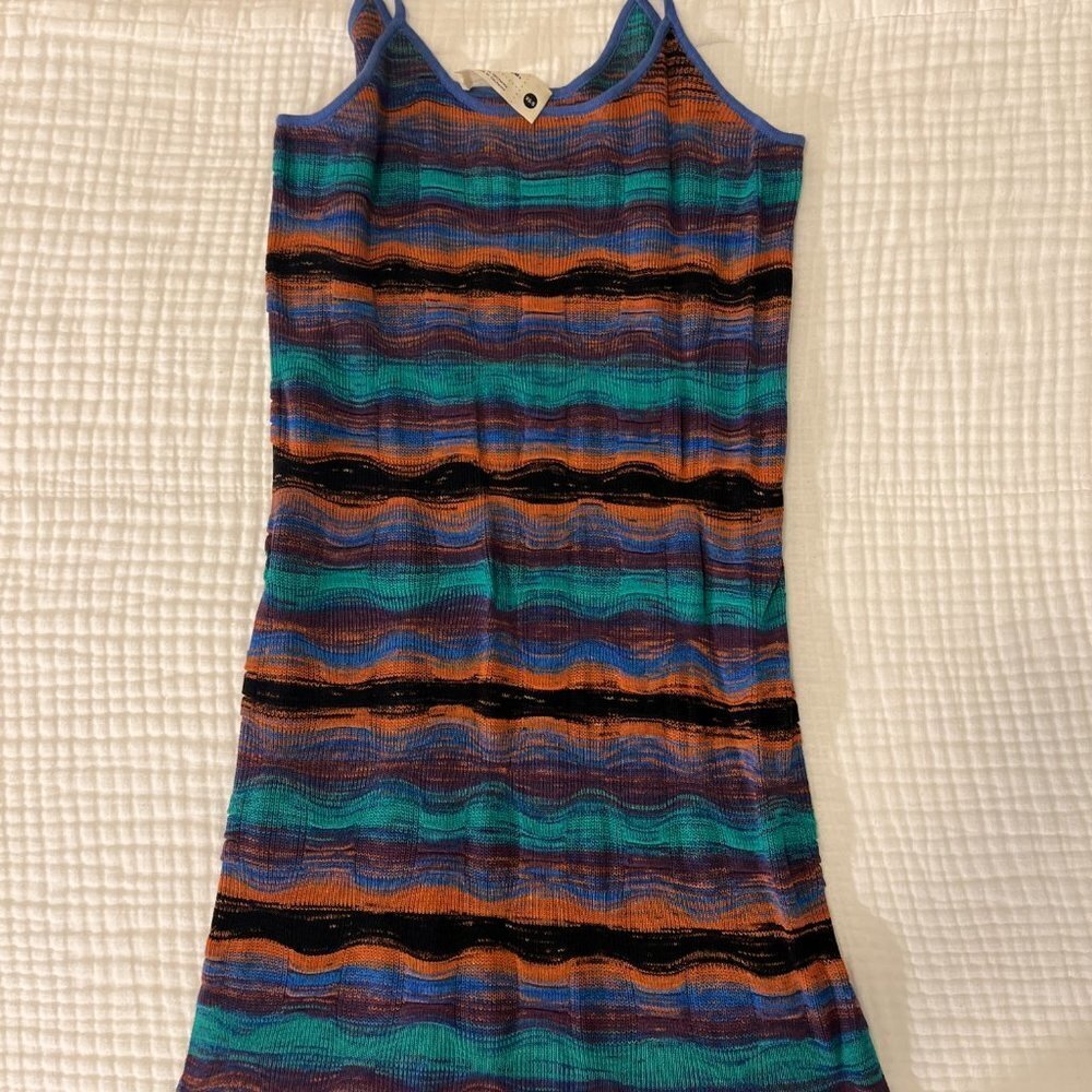 Back Beat Co Knit Multicolor Mini Dress
